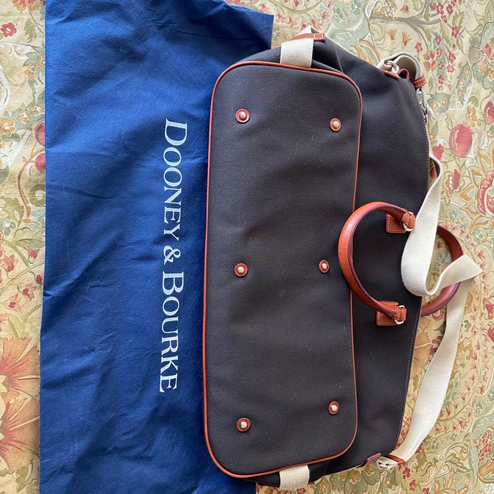 Dooney canvas weekender bag
